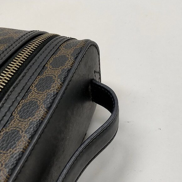 Authentic CELINE Vanity Bag Black PVC mn382-120825 - Picture 9 of 16